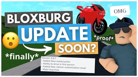 The Halloween update is now live A brand new update for the popular Roblox game &x27;Welcome To Bloxburg&x27; arrived earlier today (October 4), and brings the game to version 0. . When is the next bloxburg update